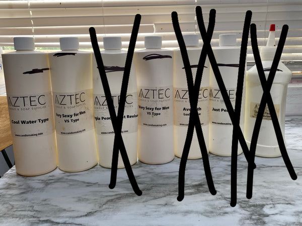 Aztec fragrance oil lot