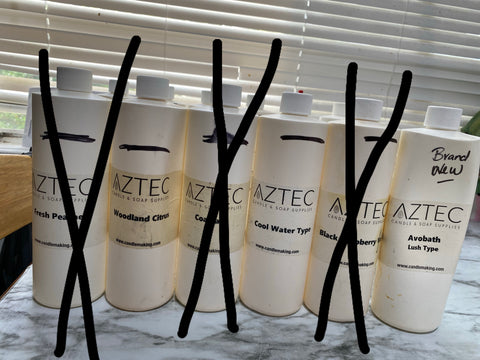 Aztec fragrance oil lot